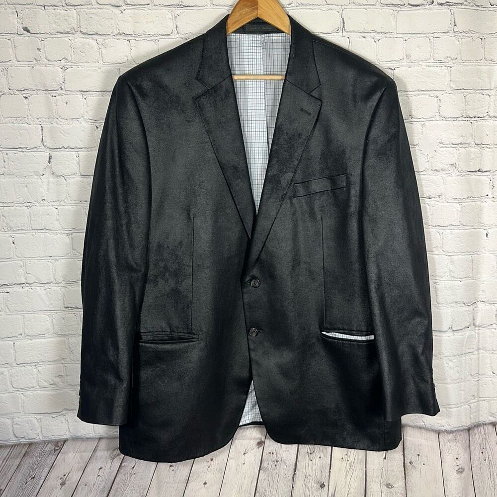 Lauren Ralph Lauren Mens Tweed Academia‎ Grandpa Blazer size 42R Elbow Patches
